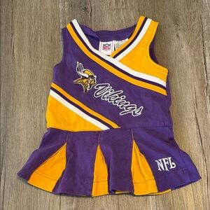 NFL Minnesota Vikings Purple & Gold Cheerleader Dress